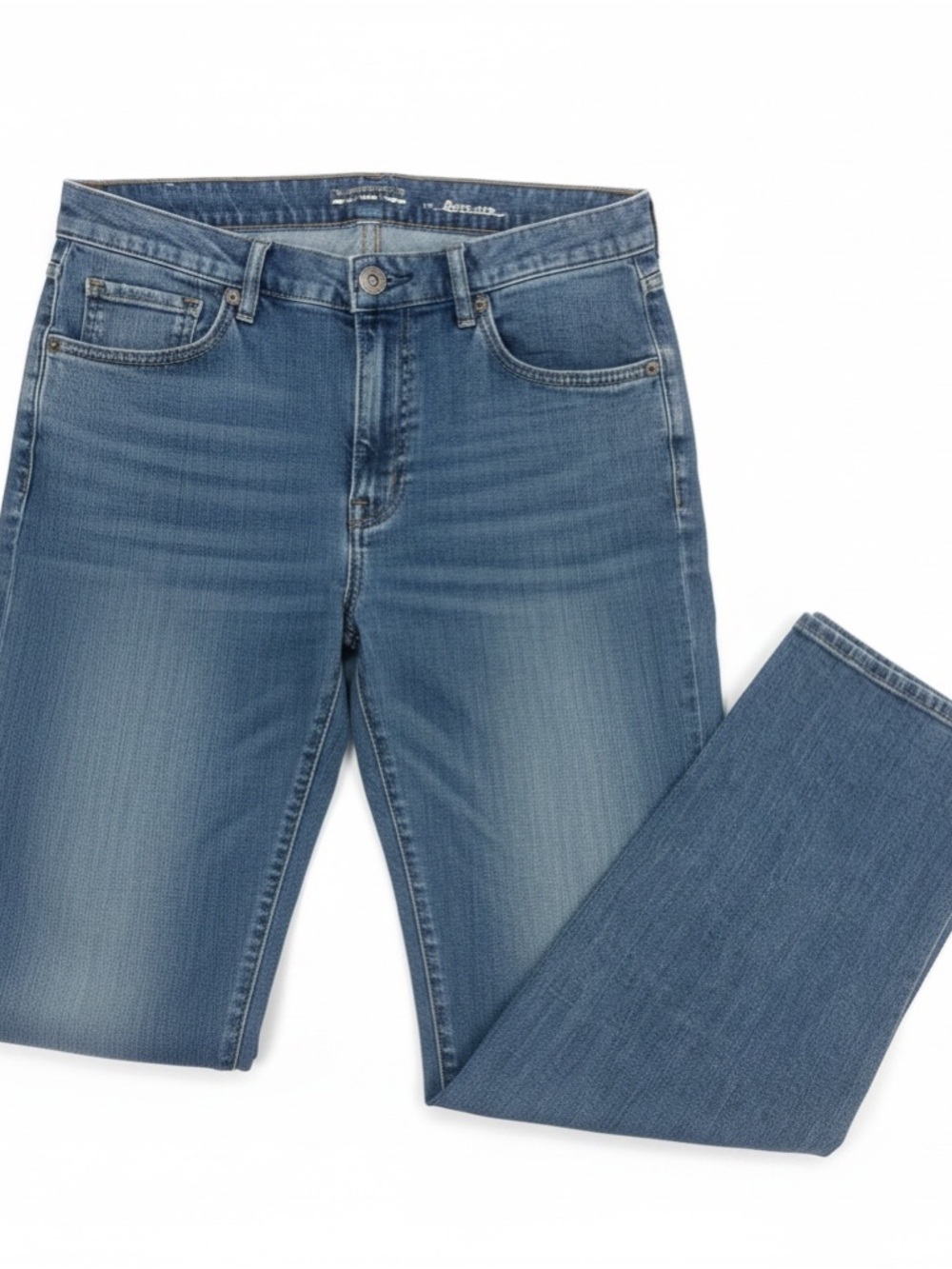 Eddie Bauer Women's Straight-Leg Jeans — Medium Blue